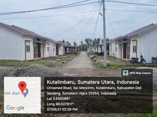 foto posisi tengah perumahan Puri Mencirim Asri Tahap-2 (DUA)