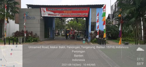 foto gerbang perumahan CITRA ECOPOLIS RAYA - CLUSTER FRESCO - LITTLE GINZA BLK P 2