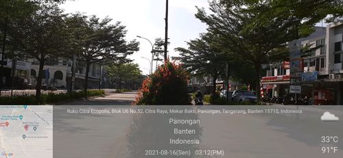 foto posisi tengah perumahan CITRA ECOPOLIS RAYA - RUKO THE TREES