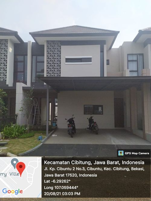foto tampak rumah tipe T. 118/160 perumahan GRAND WISATA DISTRIK