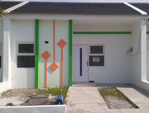 foto tampak rumah tipe 25/66 perumahan SWAN MENGANTI PARK