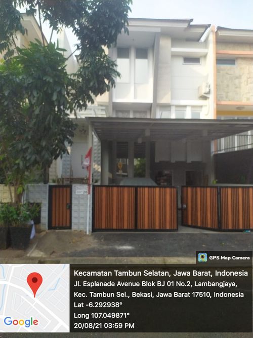 foto tampak rumah tipe T. 175/160 perumahan GRAND WISATA DISTRIK