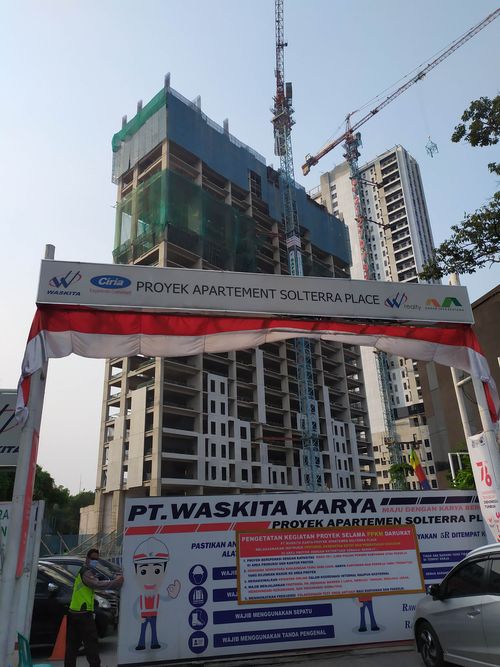 foto gerbang perumahan VASAKA SOLTERRA APARTEMEN