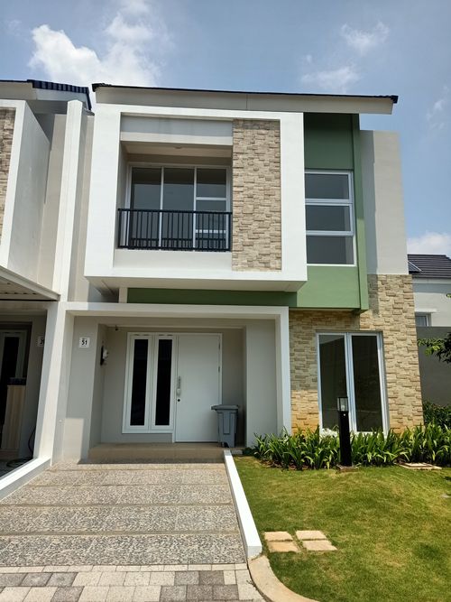 foto contoh rumah perumahan Cluster Verdi