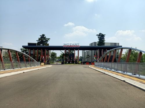 foto gerbang perumahan Cluster Mozart