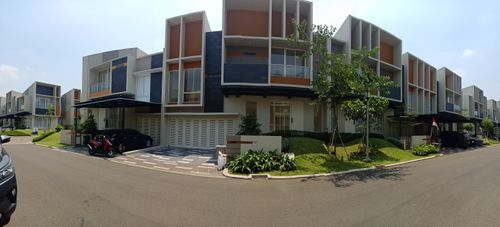 foto posisi tengah perumahan Cluster Mozart