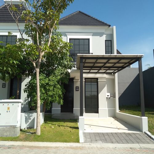foto tampak rumah tipe WISTERIA S perumahan OAKWOOD PARK CITRALAND