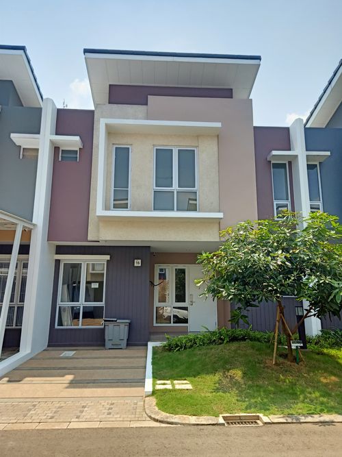 foto contoh rumah perumahan Cluster Rossini