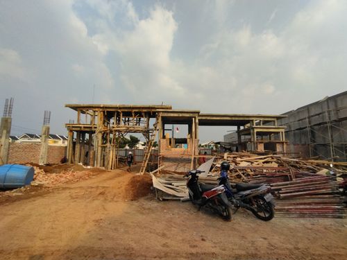 foto gerbang perumahan Cluster Agnesi