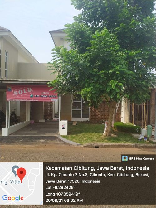 foto tampak rumah tipe T. 127/168 perumahan GRAND WISATA DISTRIK
