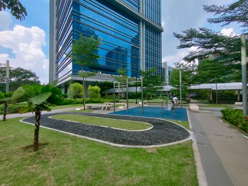 foto posisi tengah perumahan The Kensington Royal Suites