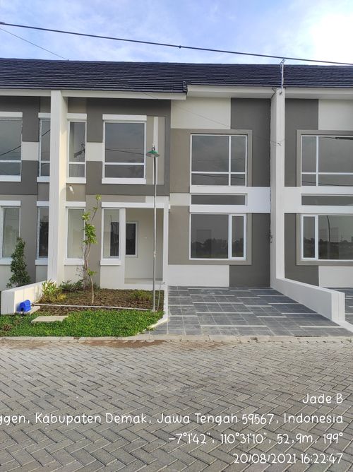 foto tampak rumah tipe 64/126 perumahan PERUMAHAN WAHID MRANGGEN