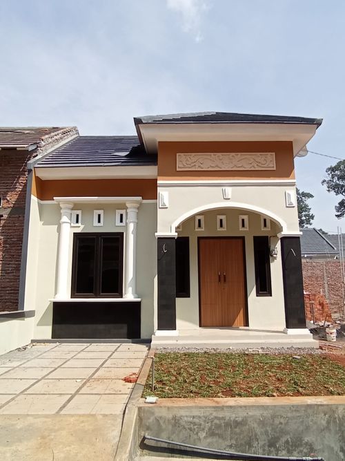 foto tampak rumah tipe 36/120 perumahan GRAHA MANDIRI RESIDENCE