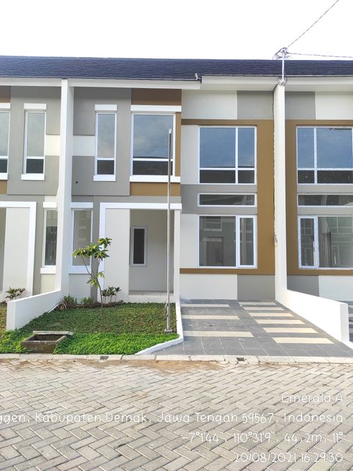 foto tampak rumah tipe 52/96 perumahan PERUMAHAN WAHID MRANGGEN