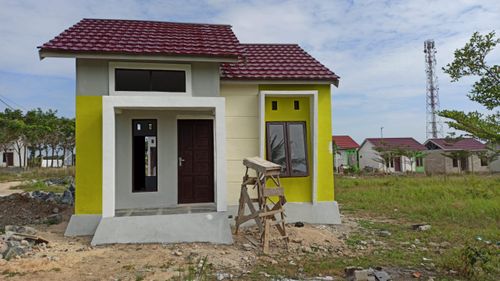 foto tampak rumah tipe KOMERSIL perumahan (KSA) Kampoeng Shafwah Asri Pelaihari