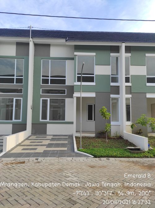 foto tampak rumah tipe 52/96 B perumahan PERUMAHAN WAHID MRANGGEN