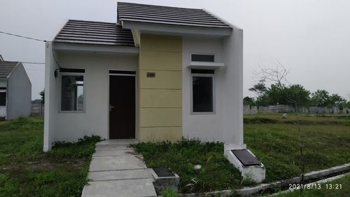 foto tampak rumah tipe ORCHID A perumahan PARK WAY
