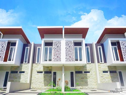 foto tampak rumah tipe BHISMA perumahan PURI SAFIRA REGENCY