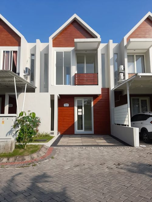 foto tampak rumah tipe MANDAKA perumahan SAFIRA JUANDA RESORT