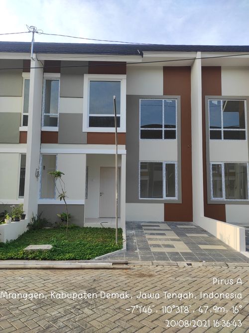 foto tampak rumah tipe 40/149 perumahan PERUMAHAN WAHID MRANGGEN