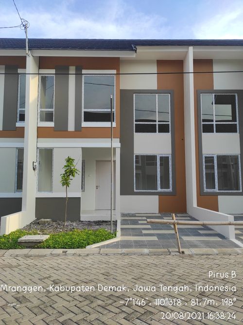 foto tampak rumah tipe 40/98 perumahan PERUMAHAN WAHID MRANGGEN