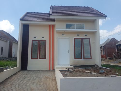 foto tampak rumah tipe 22 perumahan MULYA GARDEN