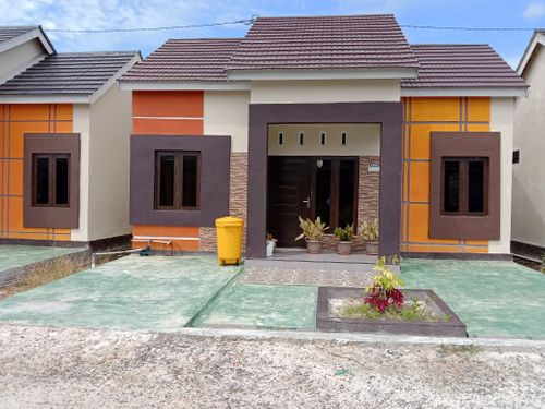 foto tampak rumah tipe 36 perumahan GMR Aeropolis 2