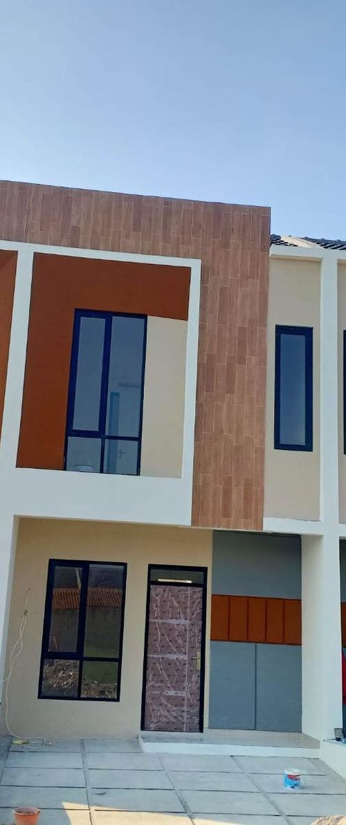 foto tampak rumah tipe Compact perumahan G-Land Ciwastra Park