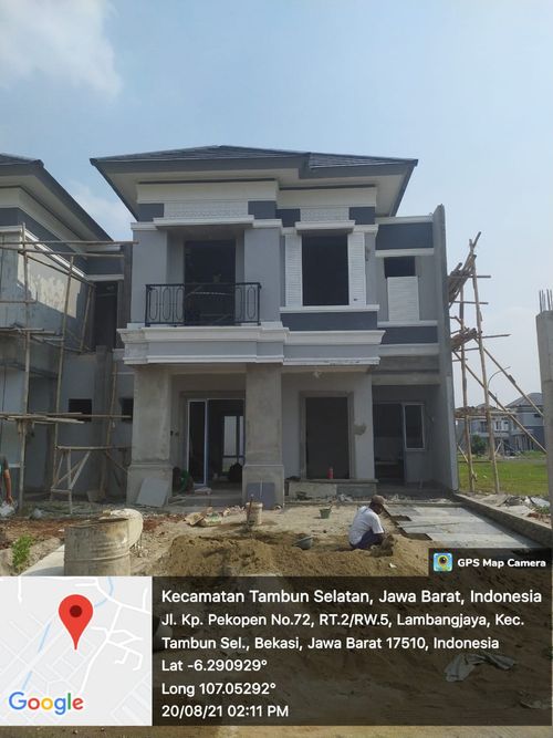 foto tampak rumah tipe T. 126/180WT perumahan GRAND WISATA DISTRIK