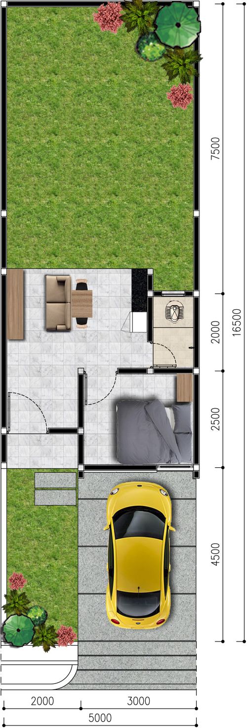foto denah rumah tipe Neo Palem Merah J2 - HJ 3 perumahan Talaga Bestari