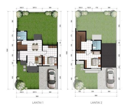 foto denah rumah tipe MANHATTAN perumahan CITRAHARMONI