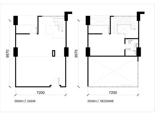 foto denah rumah tipe Magnolia Loft perumahan APARTEMEN CASA DE PARCO
