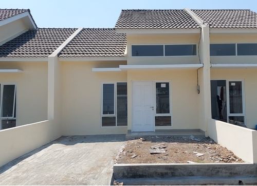 foto tampak rumah tipe 44 perumahan Griya Candramas
