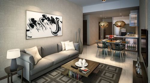 foto tampak rumah tipe Tower 2-B 2 BR perumahan Apartement Marigold