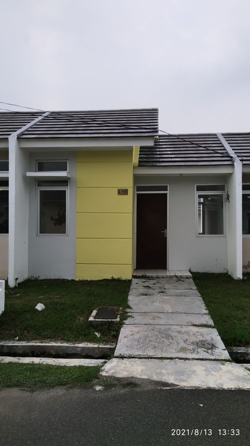 foto tampak rumah tipe ORCHID A perumahan PARK VILLE DAN GREEN VILLE (CITRA MAJA RAYA JO)