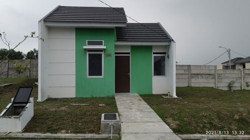 foto tampak rumah tipe LILY B (SUDUT) perumahan PARK VILLE DAN GREEN VILLE (CITRA MAJA RAYA JO)