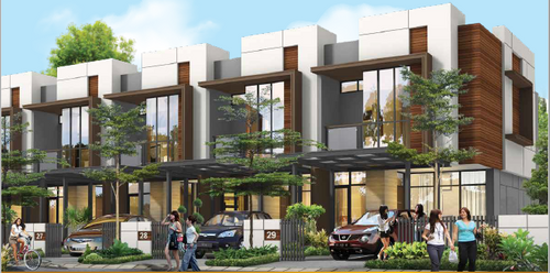 foto tampak rumah tipe VICTORIA MAISONETTE perumahan Perumahan CitraLake Sawangan, Depok, Jawa Barat