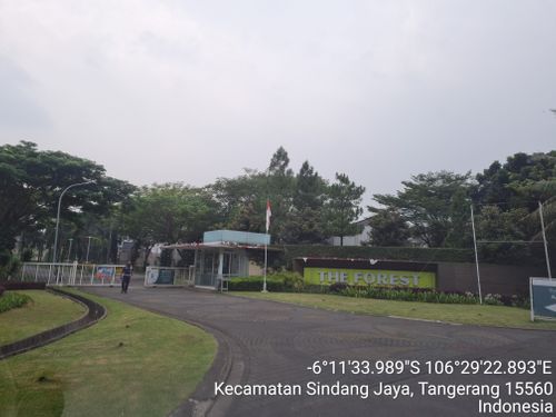 foto posisi tengah perumahan Talaga Bestari The Forest