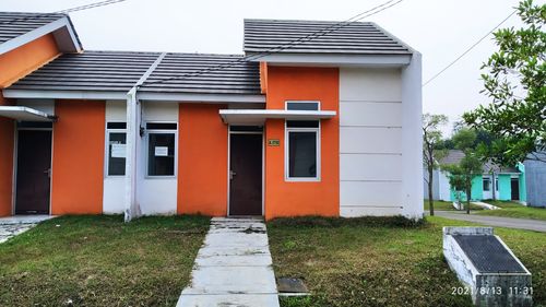foto tampak rumah tipe TULIPS A perumahan SPRING WOOD (CITRA MAJA RAYA JO)