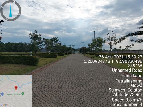 foto posisi tengah perumahan CITRAGRAND GALESONG CITY CLUSTER SUNSHINE