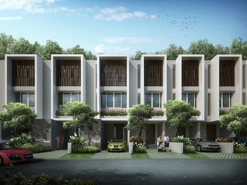 foto tampak rumah tipe Azalea perumahan GRAHA NATURA 1