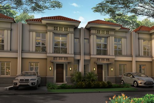 foto tampak rumah tipe 84 / 84 perumahan VISANA