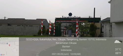 foto gerbang perumahan CITRA RAYA CLUSTER BIZHOME TOURMALINE