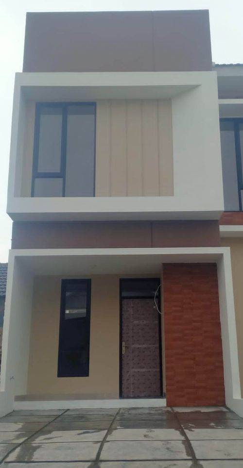 foto tampak rumah tipe 60 Compact perumahan G-Land Ciwastra Park
