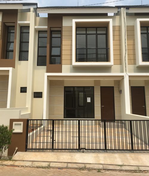 foto tampak rumah tipe 59 BIMA perumahan CASA ARJUNA