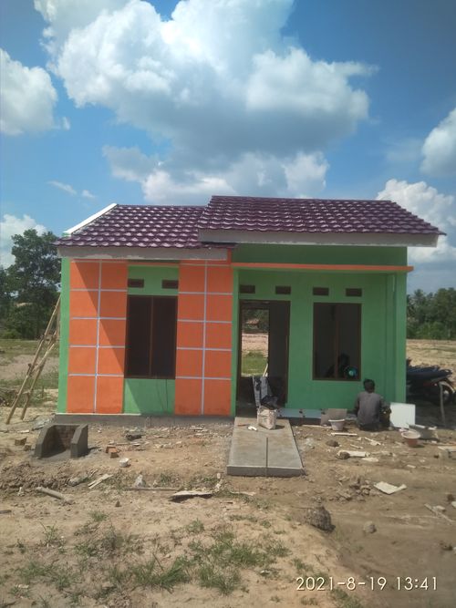 foto tampak rumah tipe 36 perumahan GRAHA RESIDENCE