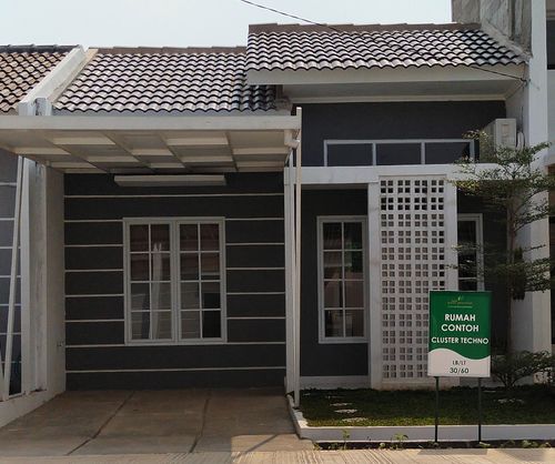 foto contoh rumah perumahan Serpong Green Paradise