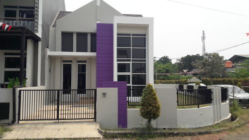 foto tampak rumah tipe 46 ACALYPHA SDT 46 perumahan REGENSI MELATI MAS 2