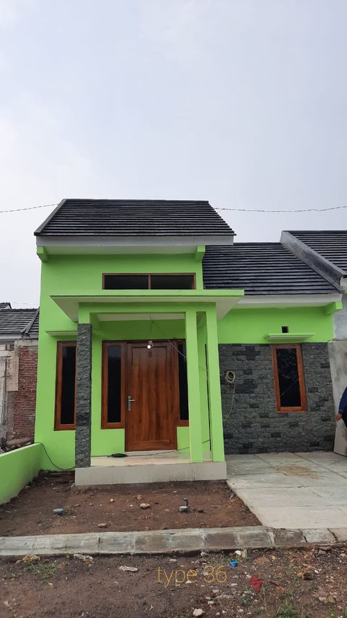foto tampak rumah tipe 36 perumahan BUMI KURNIA RESIDENCE NGAWI KOTA
