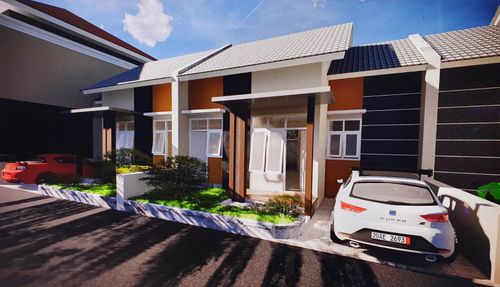 foto tampak rumah tipe 60/96 perumahan TRIEHANS VILLAGE TANJUNG